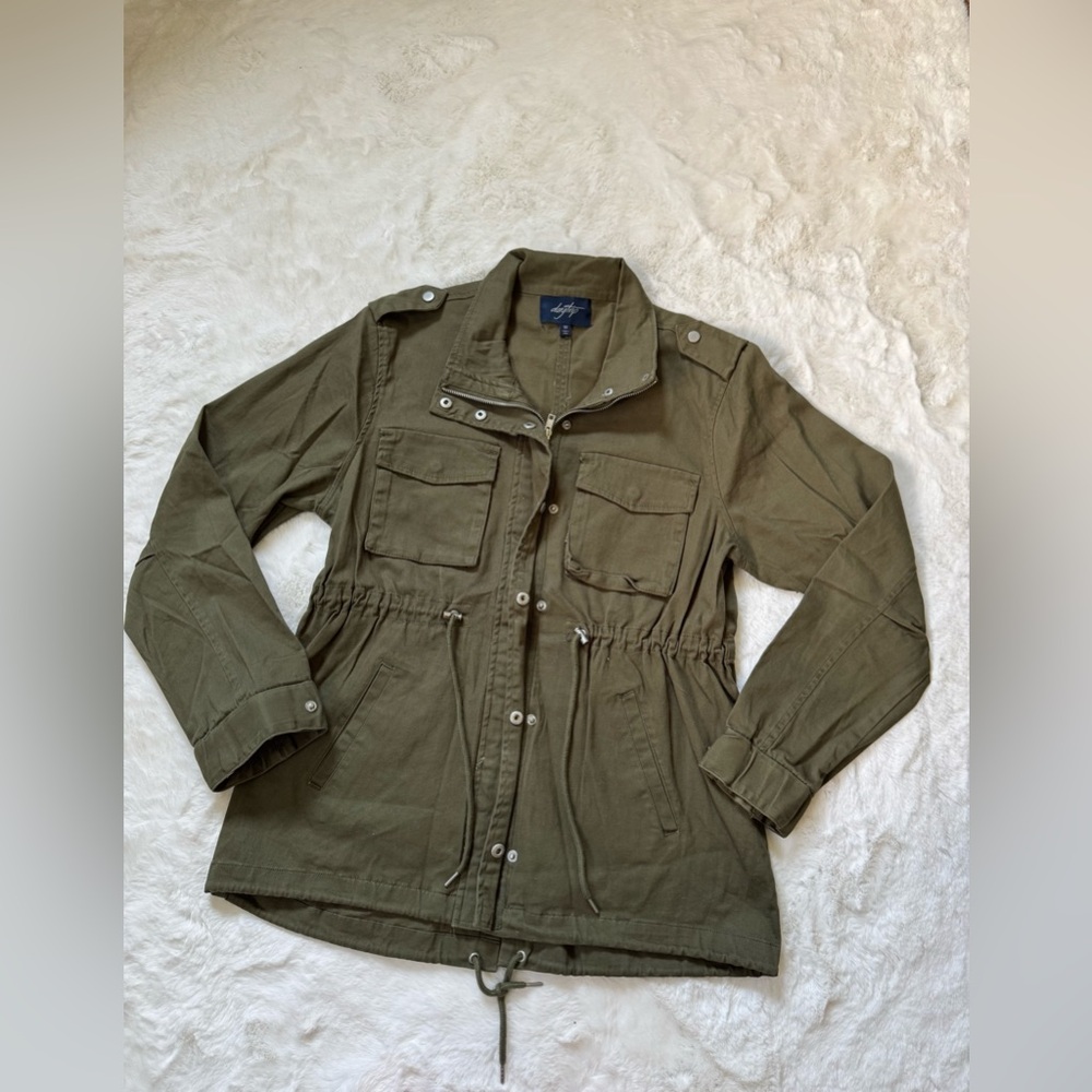 Daytrip Olive Green Utility Jacket